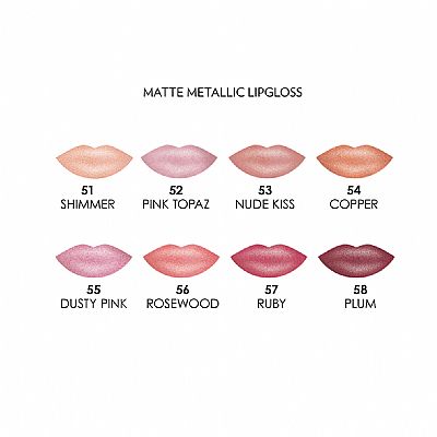 Golden Rose Metals Matte Metallic Lipgloss 53 Nude Kiss 4,5ml