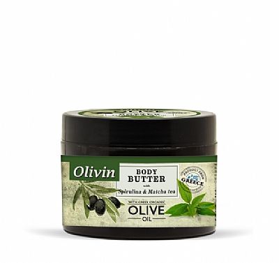 Olivin Body Butter με Matcha και Σπιρουλίνα 200ml