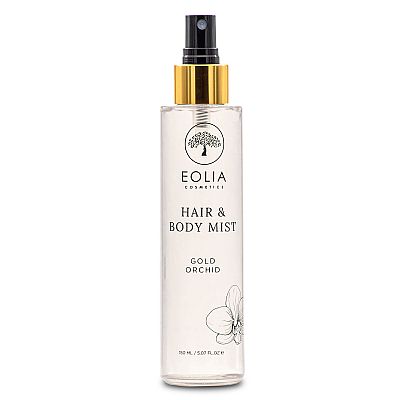 Eolia Cosmetics Hair and Body Mist Shimmering Platinum Gold Orchid 150ml