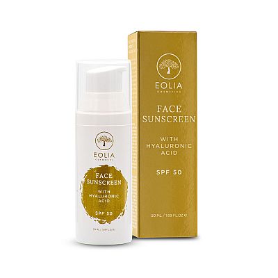 Eolia Cosmetics Face Sunscreen Spf50 With Hyaluronic Acid 50ml