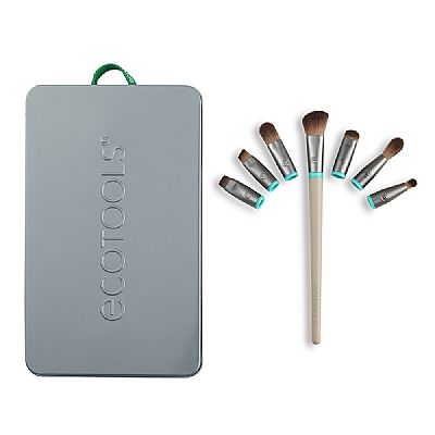 Ecotools Eye Kit Interchangeables Makeup Brush Set with Case Includes 7 Brushes