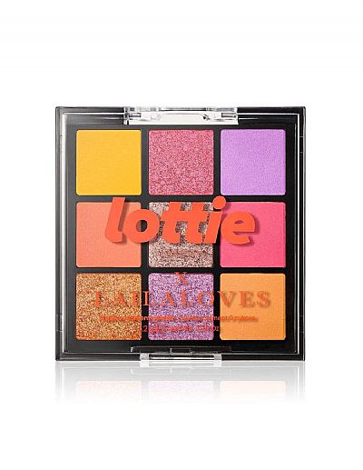 Lottie London x Laila Loves 9 Piece Pigment Palette Ibiza 7,2gr