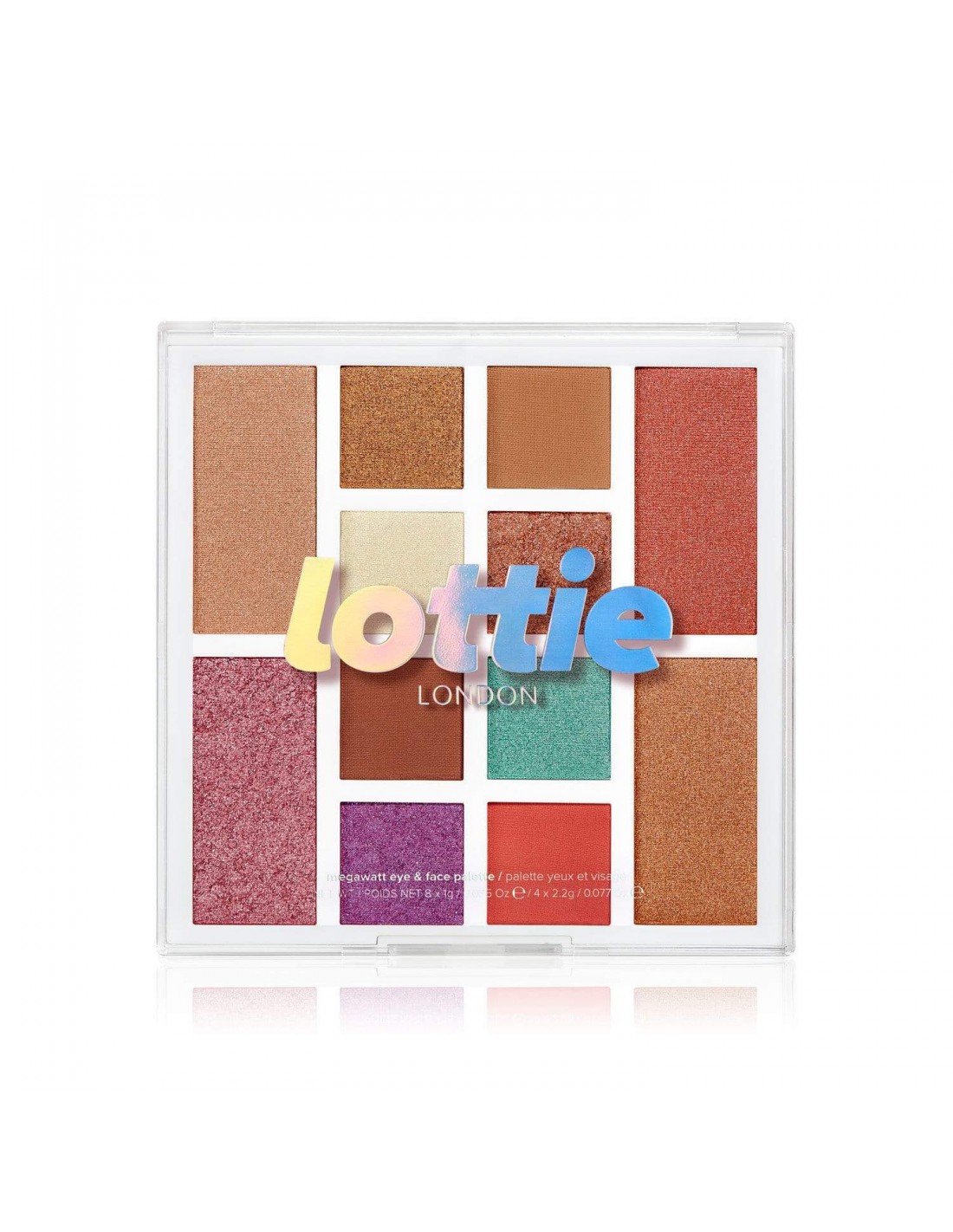 Lottie London Eye & Face Palette Megawatt 16,8gr