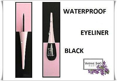 Vivienne Sabo Waterproof Liquid Eyeliner Charbon 01 Black 6gr