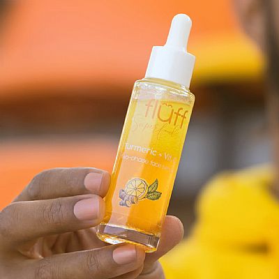 Fluff Turmeric And Vitamin C Booster Two Phase Face Serum 40ml 