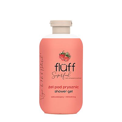Fluff Strawberry Refreshing Shower Gel 500ml 