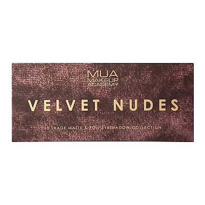 MUA 10 Shade Eyeshadow Palette Velvet Nudes 11gr