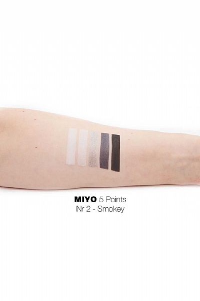 Miyo Five Points Palette Eyeshadows No2 Smokey